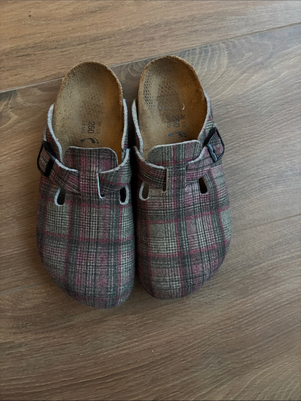 Birkenstock Slip ons, Felt, Ladies 8, Used condition